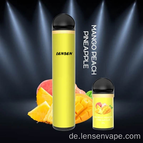 Lensen 600Puffs Hindable Pod Austauschbares Pod -System